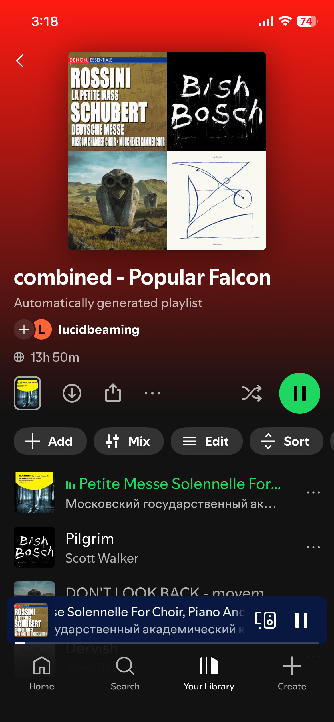 Share your playlist